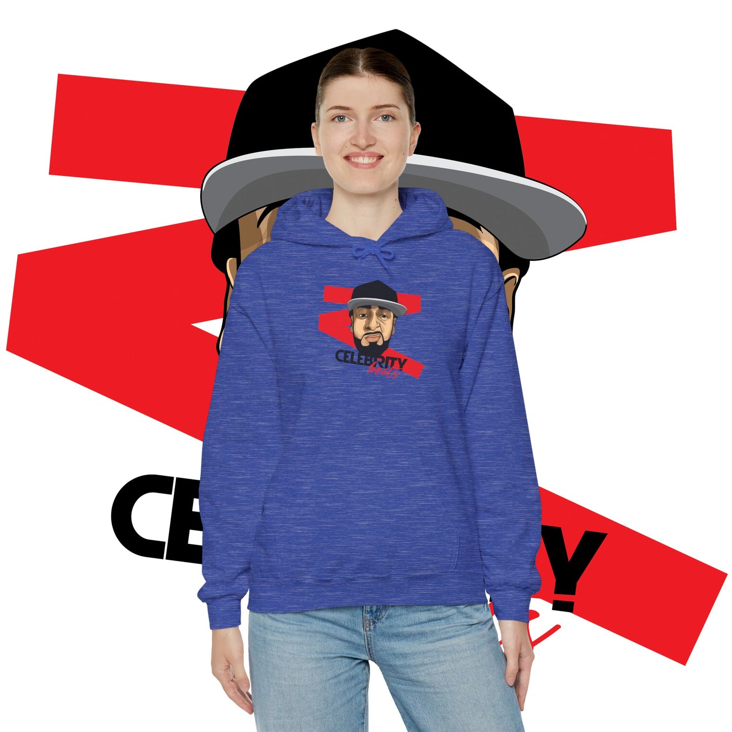 Celebrity Beats Toon-Up - Unisex Heavy Hoodie