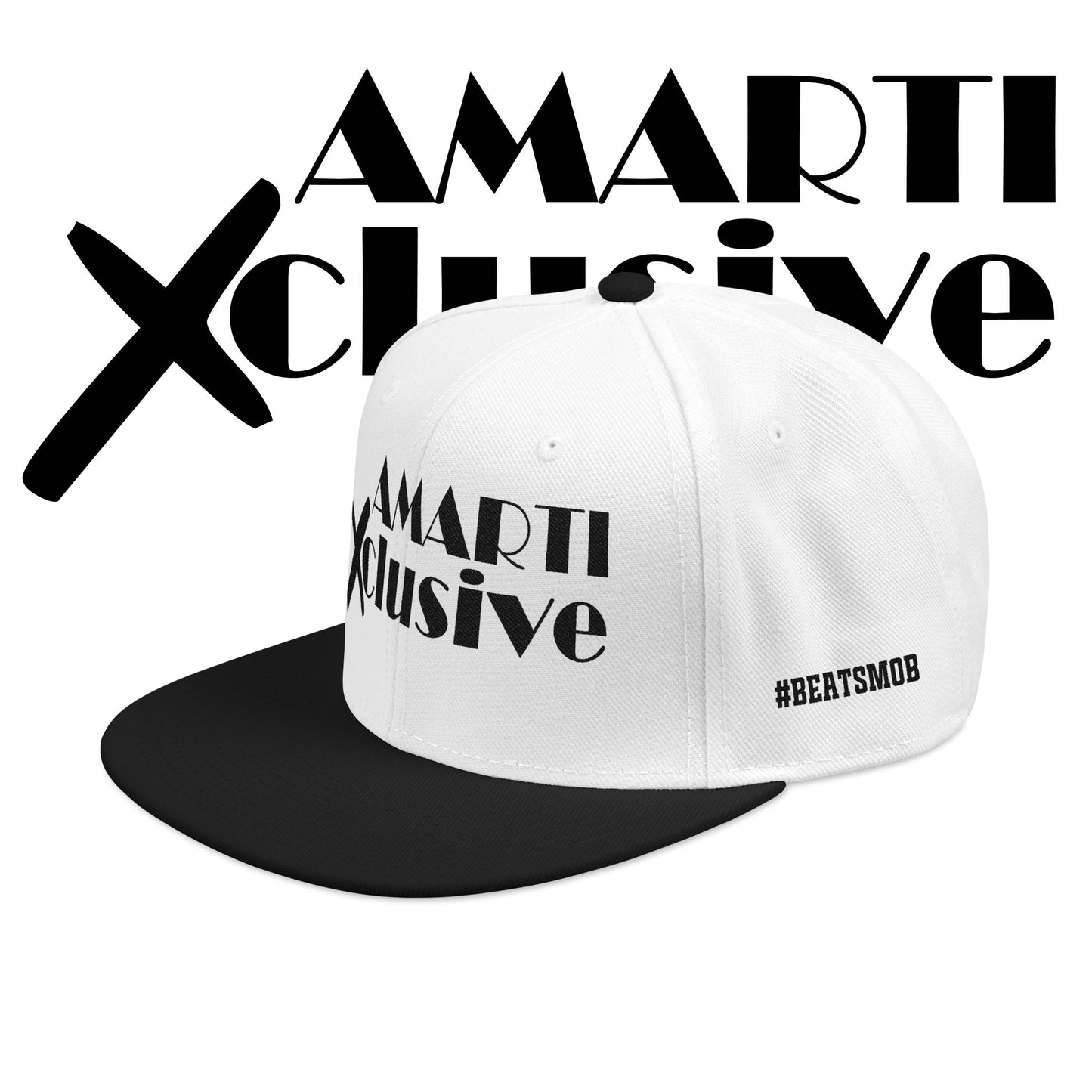 AMARTI Xclusive Logo Embroidered Snapback Hat