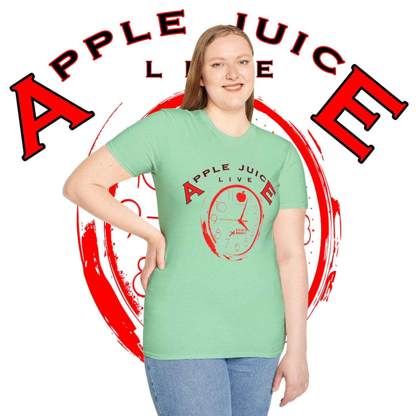 Apple Juice LIVE 2.0 - Unisex Soft Short Sleeve Tee