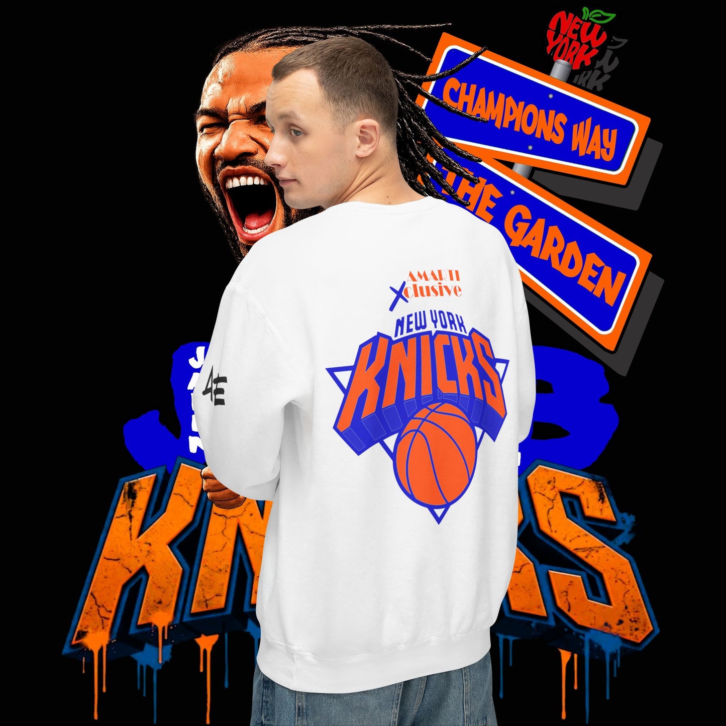 Jalen Brunson "Champions Way" - Unisex Crewneck Sweatshirt