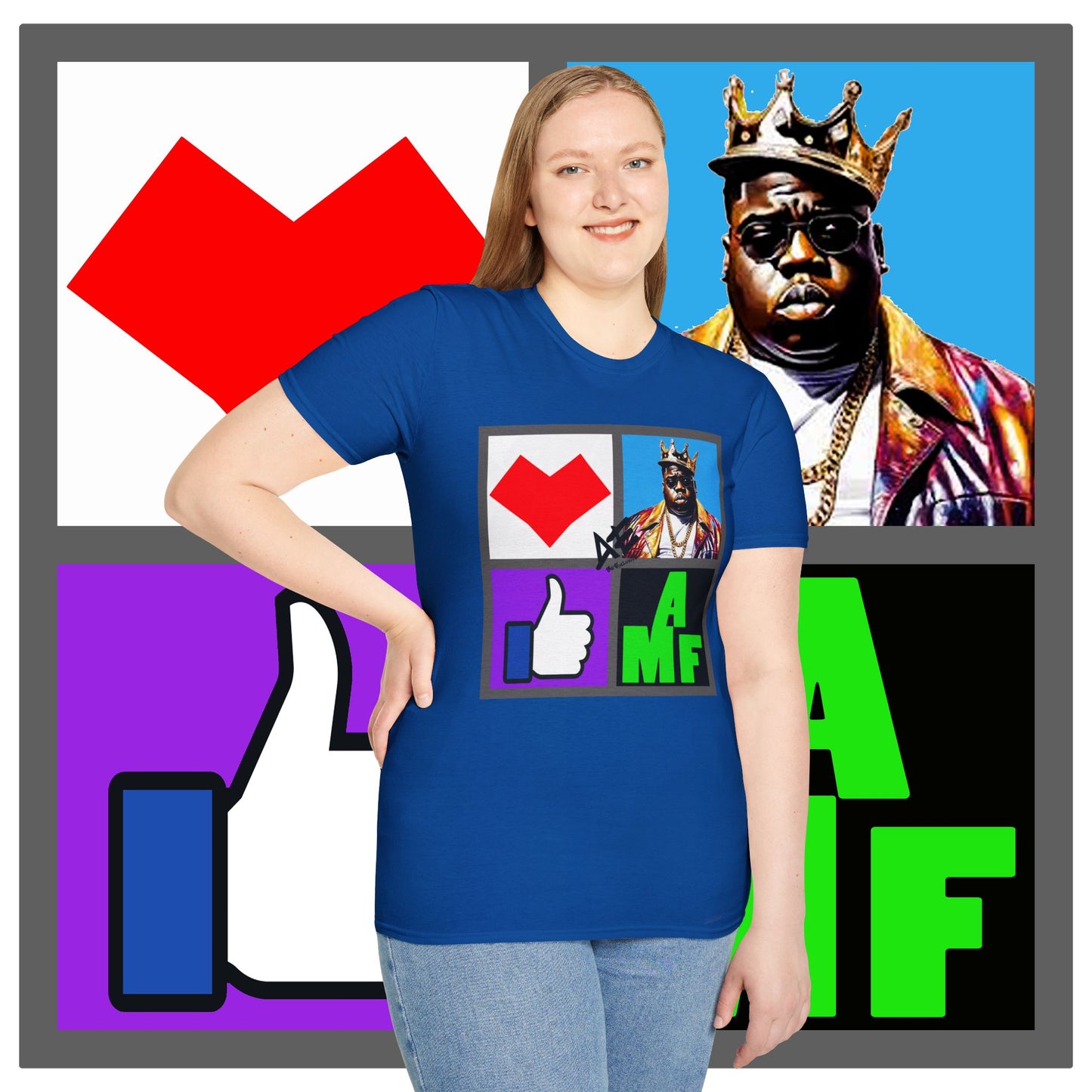 Heart "BIG" Like A MF - Unisex Tee