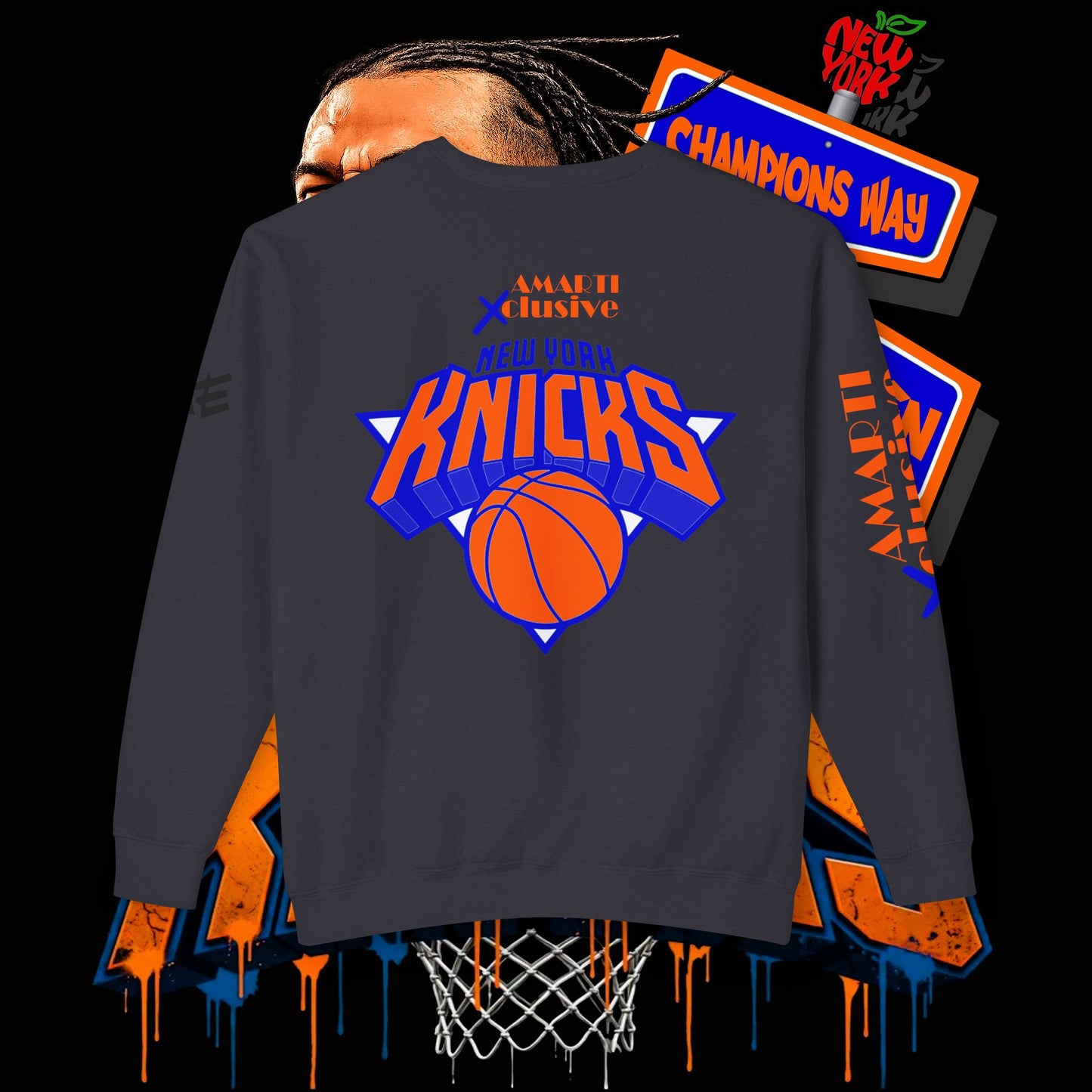 Jalen Brunson "Champions Way" - Unisex Crewneck Sweatshirt