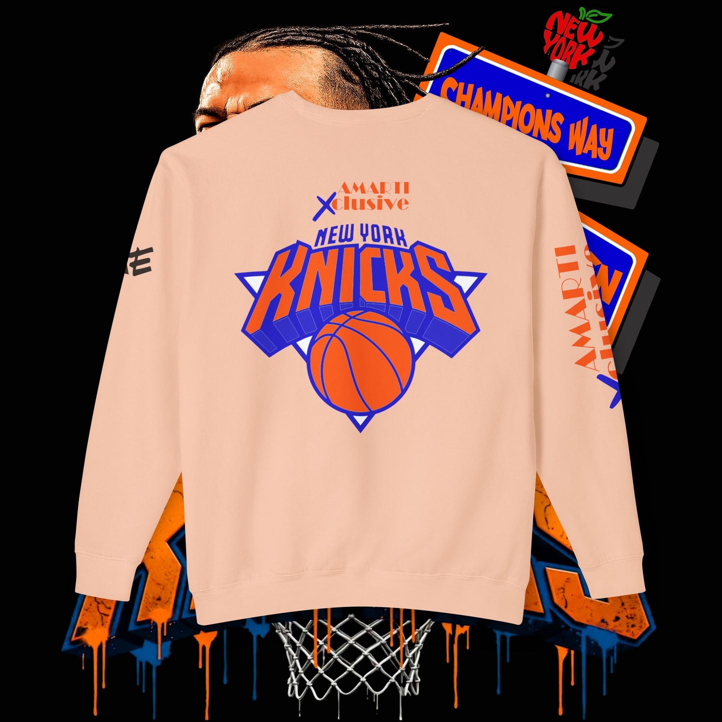 Jalen Brunson "Champions Way" - Unisex Crewneck Sweatshirt