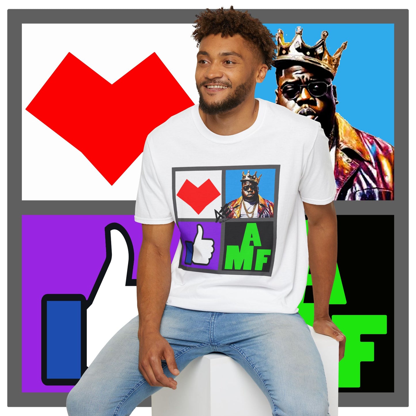 Heart "BIG" Like A MF - Unisex Tee