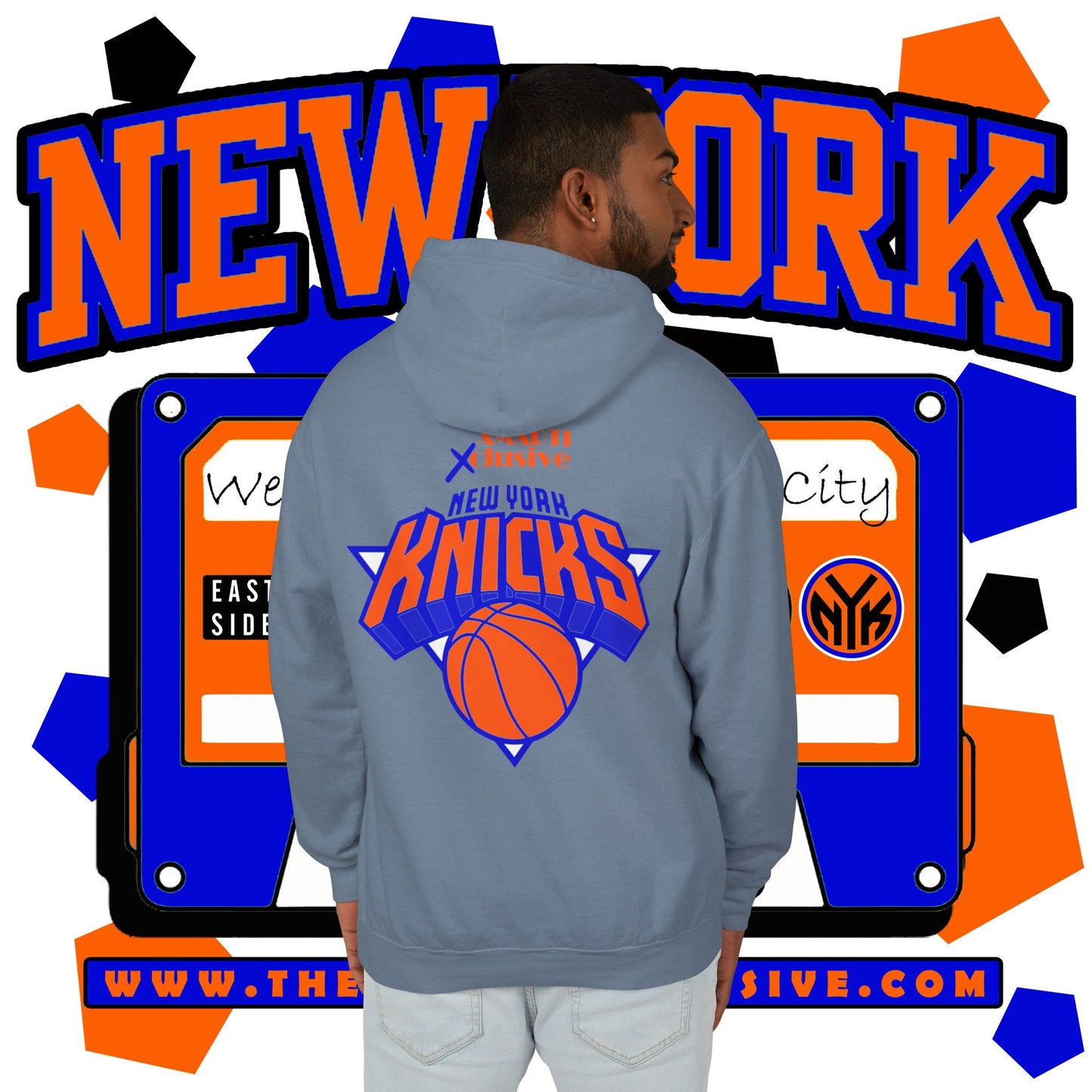 New York KnicksTape Cassette - Unisex Soft Hoodie