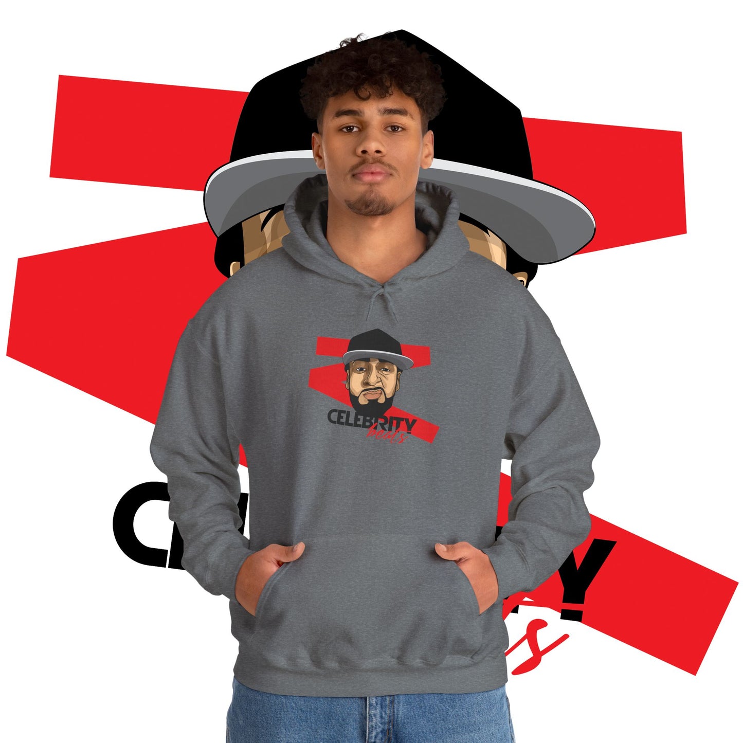 Celebrity Beats Toon-Up - Unisex Heavy Hoodie