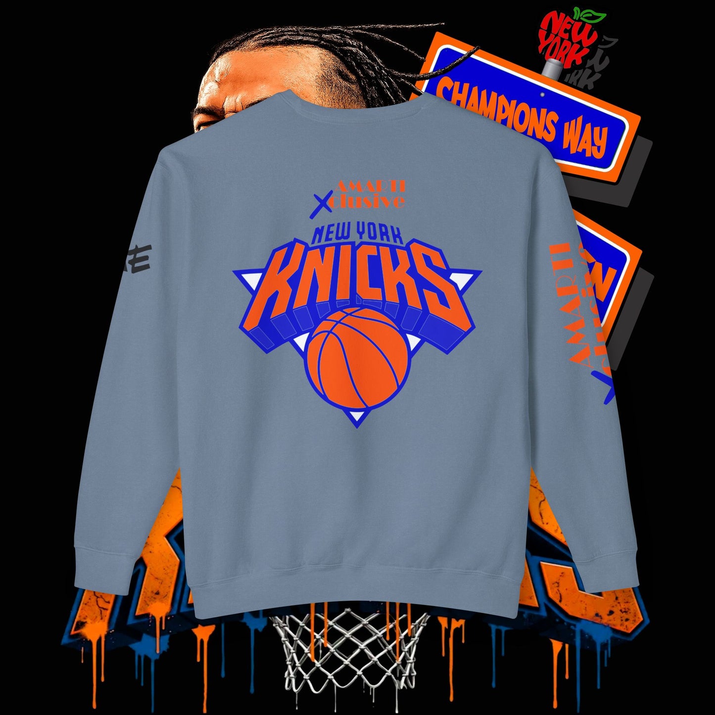 Jalen Brunson "Champions Way" - Unisex Crewneck Sweatshirt