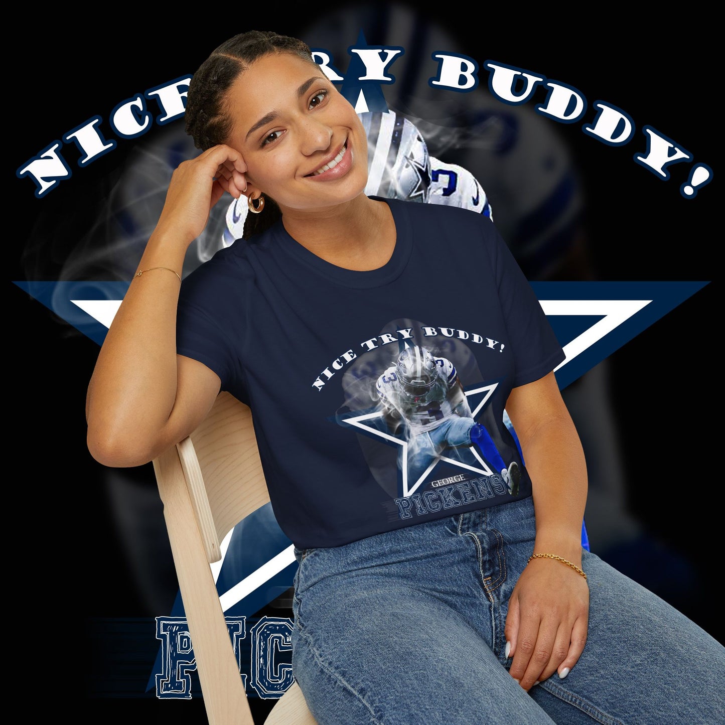 George Pickens Tribute Tee - Nice Try Buddy!