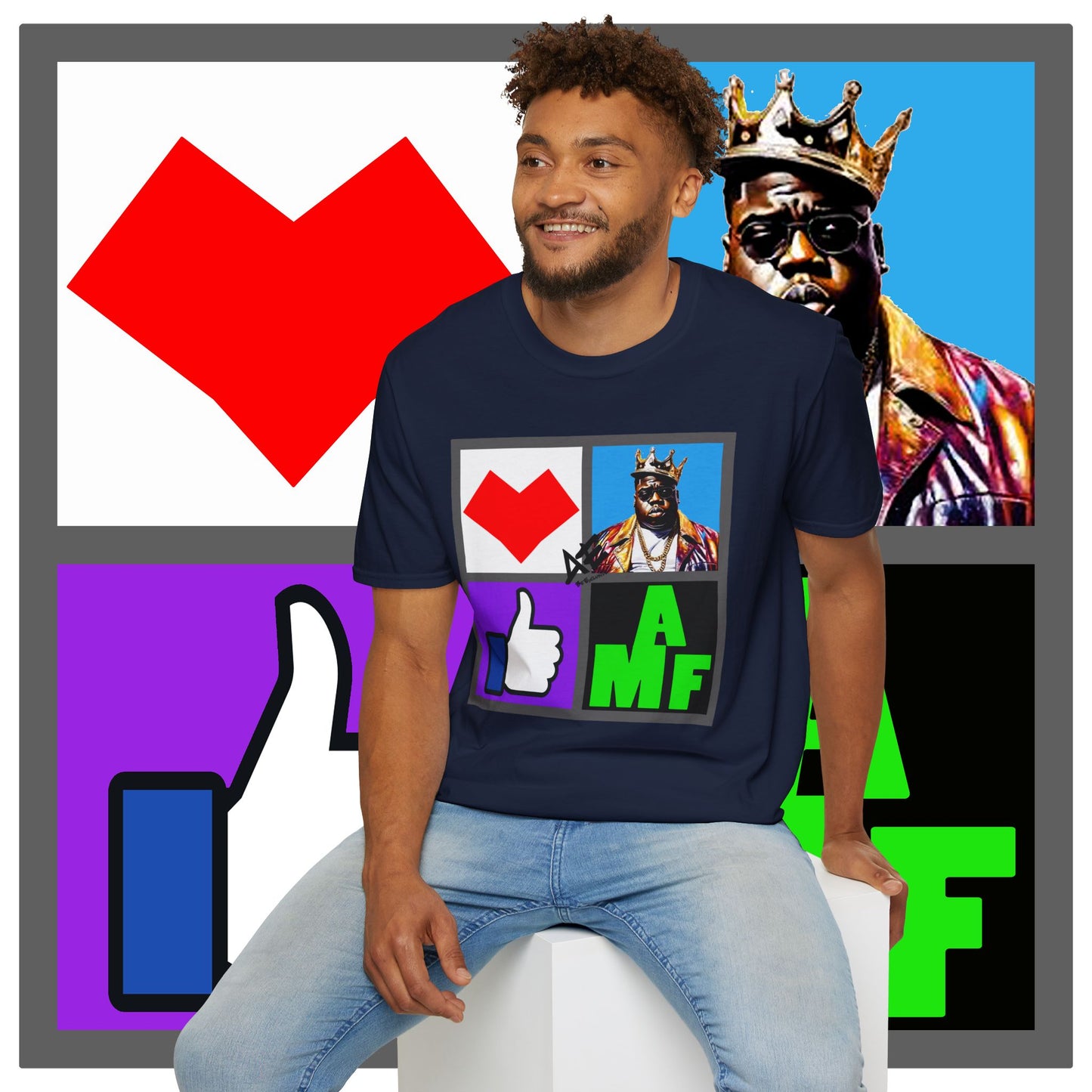Heart "BIG" Like A MF - Unisex Tee