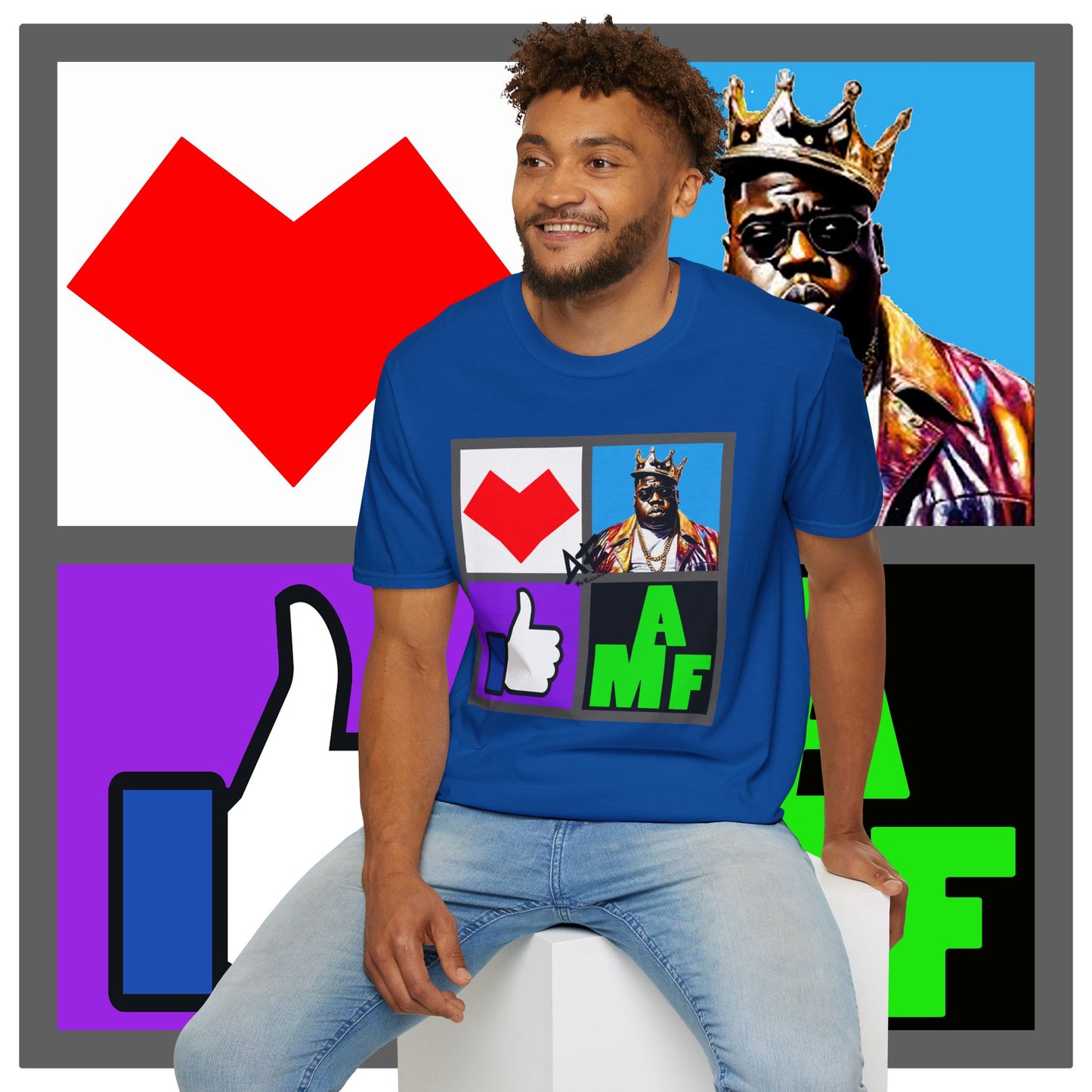 Heart "BIG" Like A MF - Unisex Tee