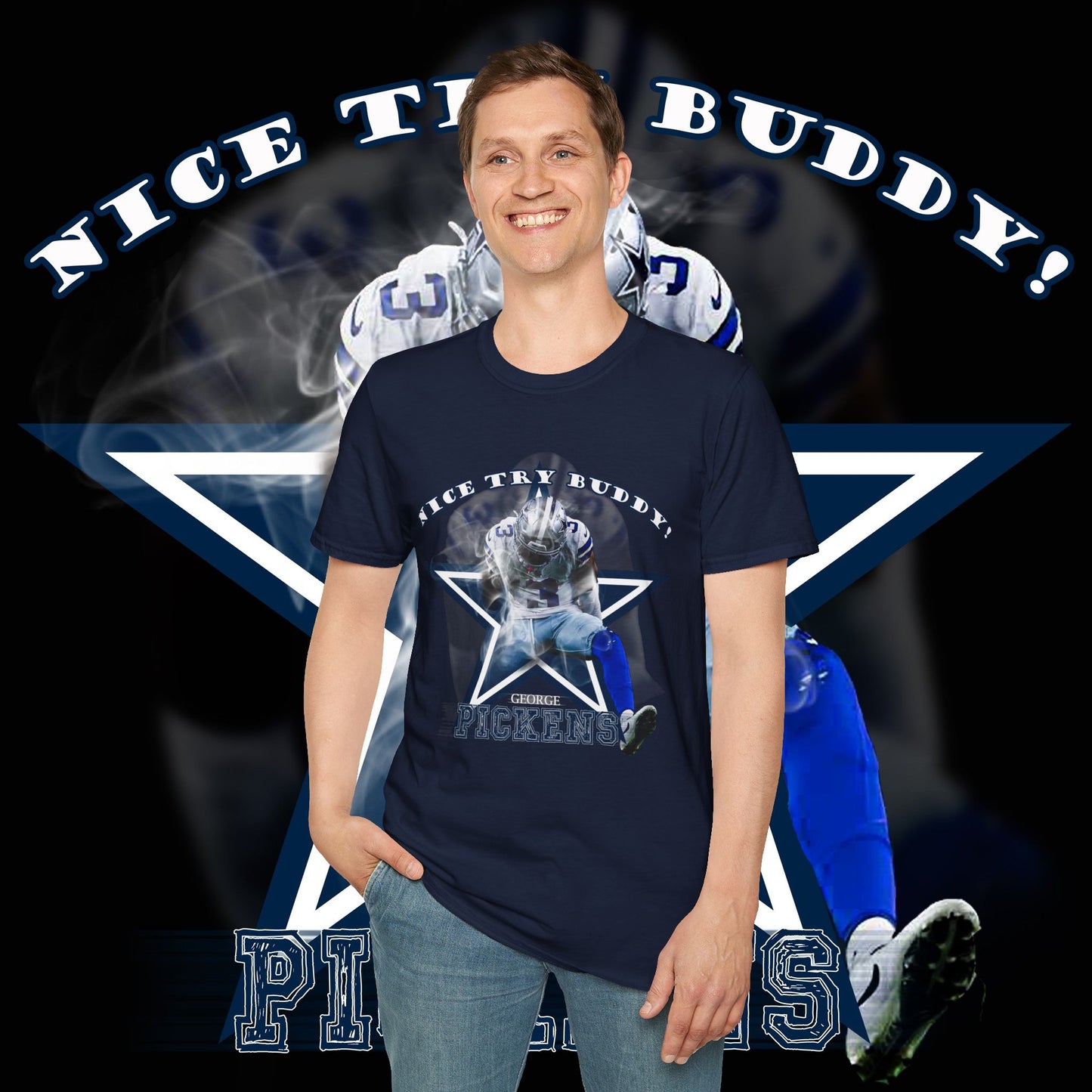 George Pickens Tribute Tee - Nice Try Buddy!