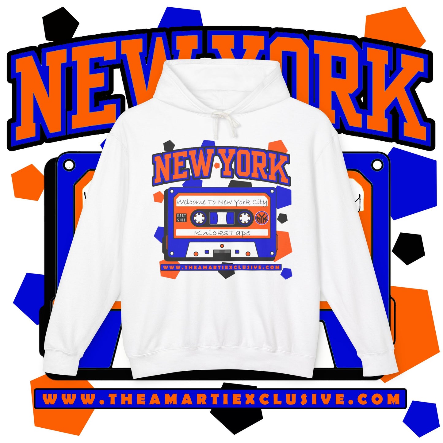 New York KnicksTape Cassette - Unisex Soft Hoodie