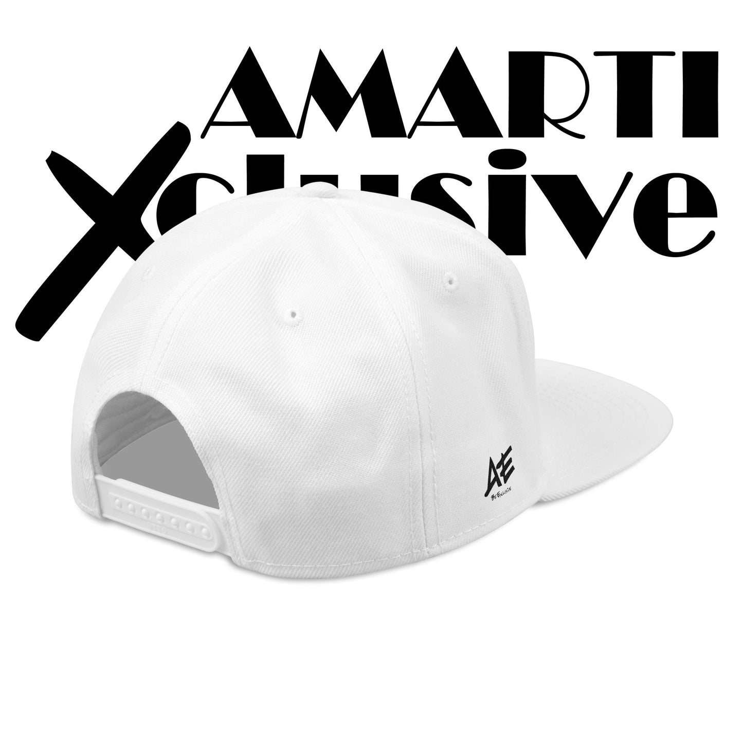 AMARTI Xclusive Logo Embroidered Snapback Hat