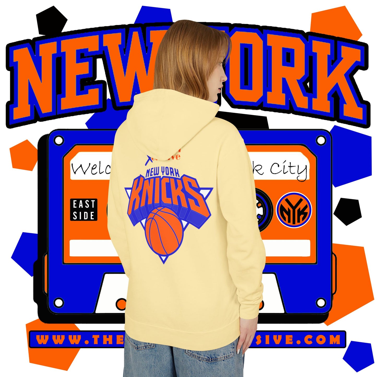 New York KnicksTape Cassette - Unisex Soft Hoodie