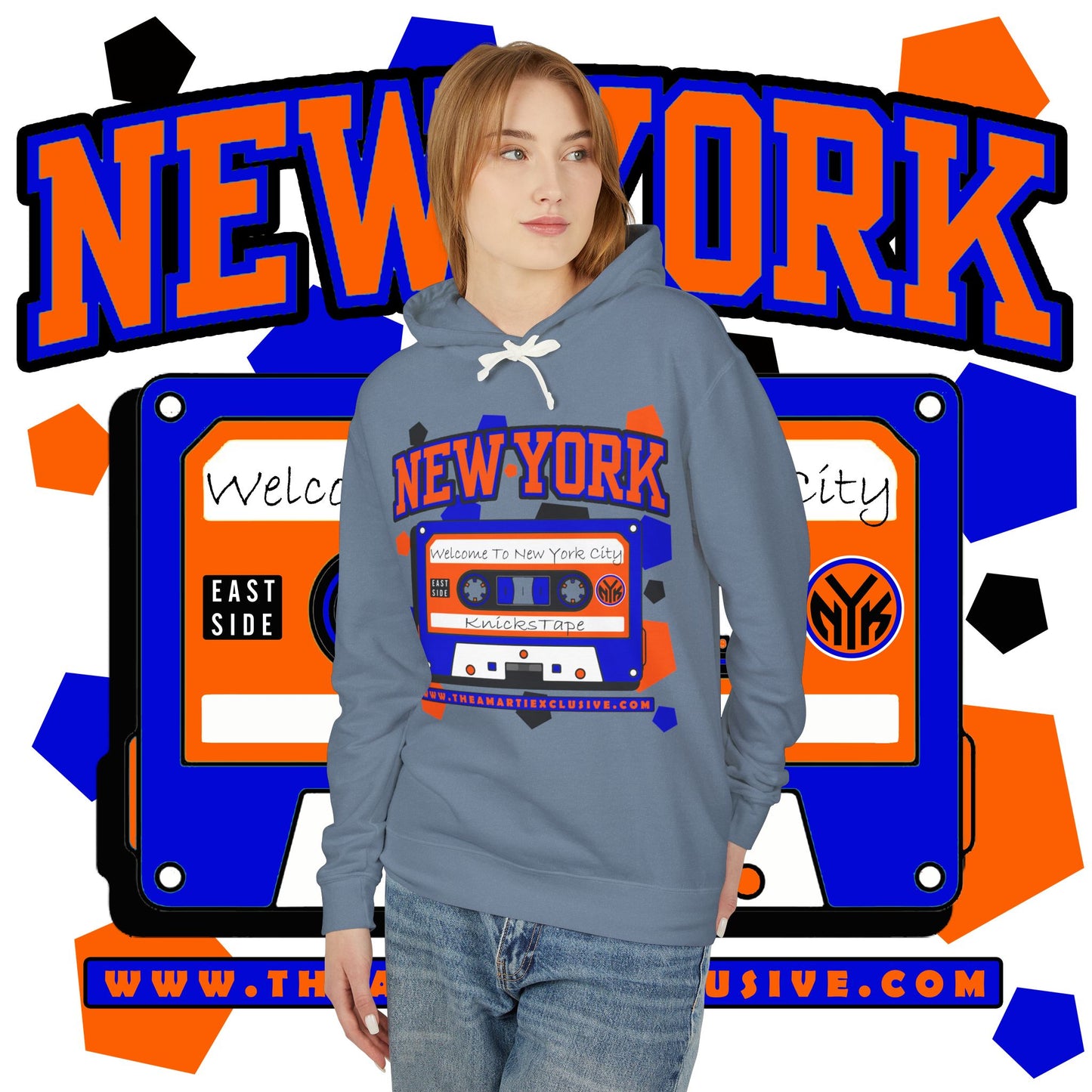 New York KnicksTape Cassette - Unisex Soft Hoodie