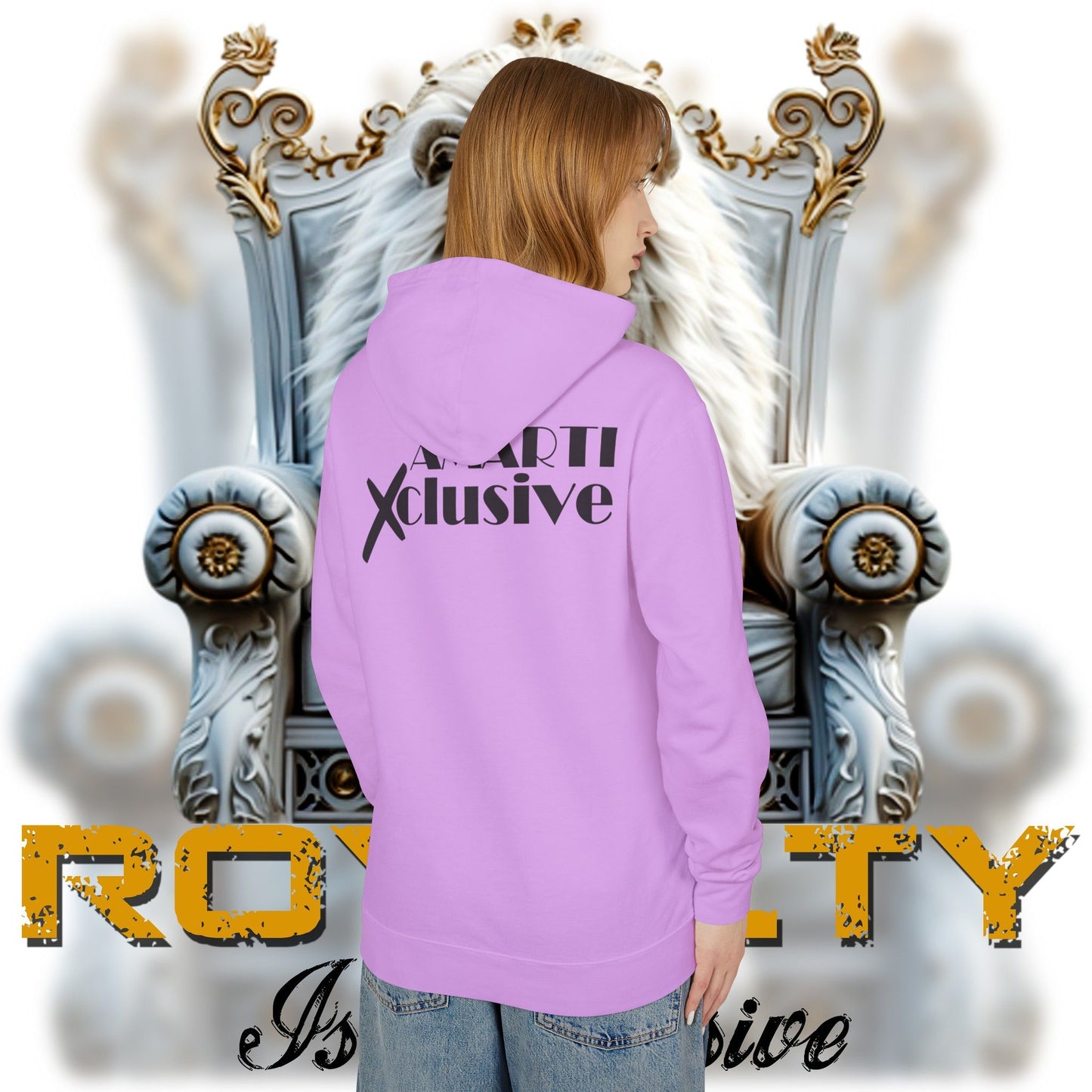 Royalty Is Exclusive - Unisex Pullover Lightweight Hoodie