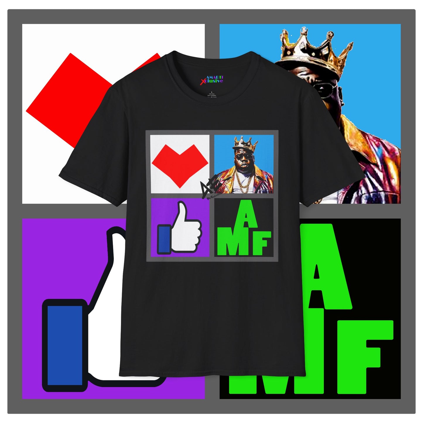 Heart "BIG" Like A MF - Unisex Tee