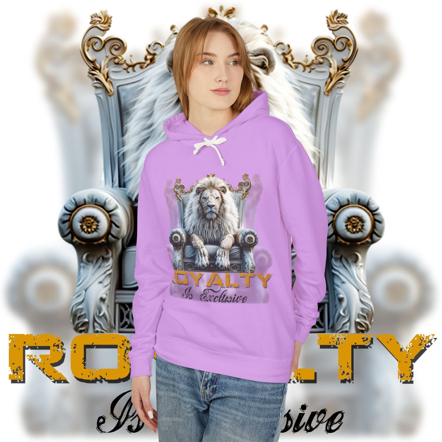 Royalty Is Exclusive - Unisex Pullover Lightweight Hoodie
