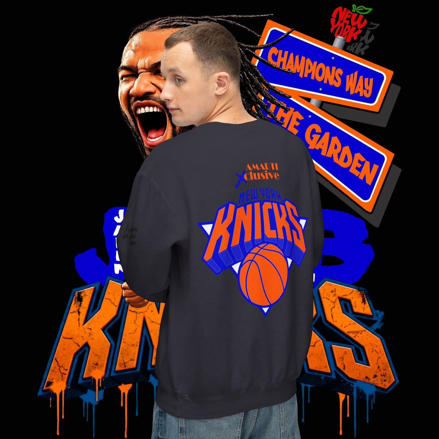 Jalen Brunson "Champions Way" - Unisex Crewneck Sweatshirt