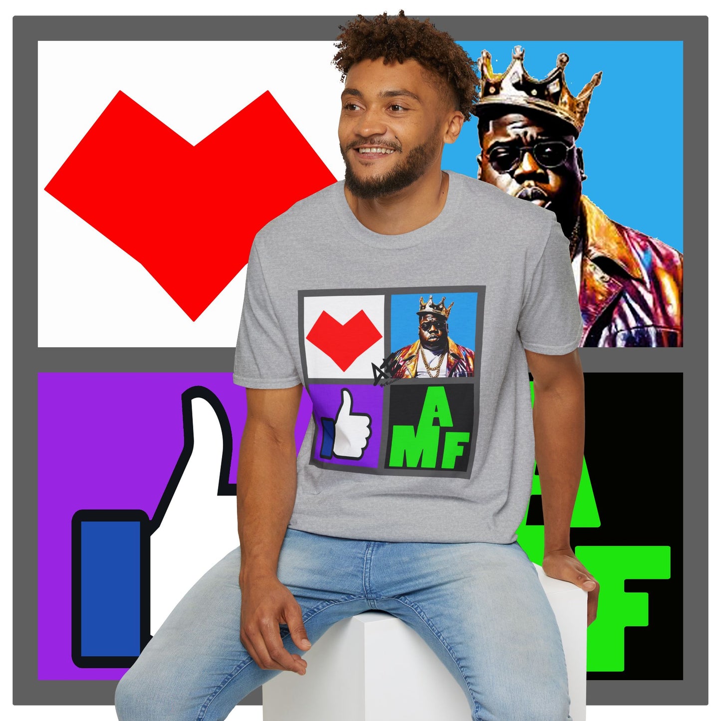 Heart "BIG" Like A MF - Unisex Tee
