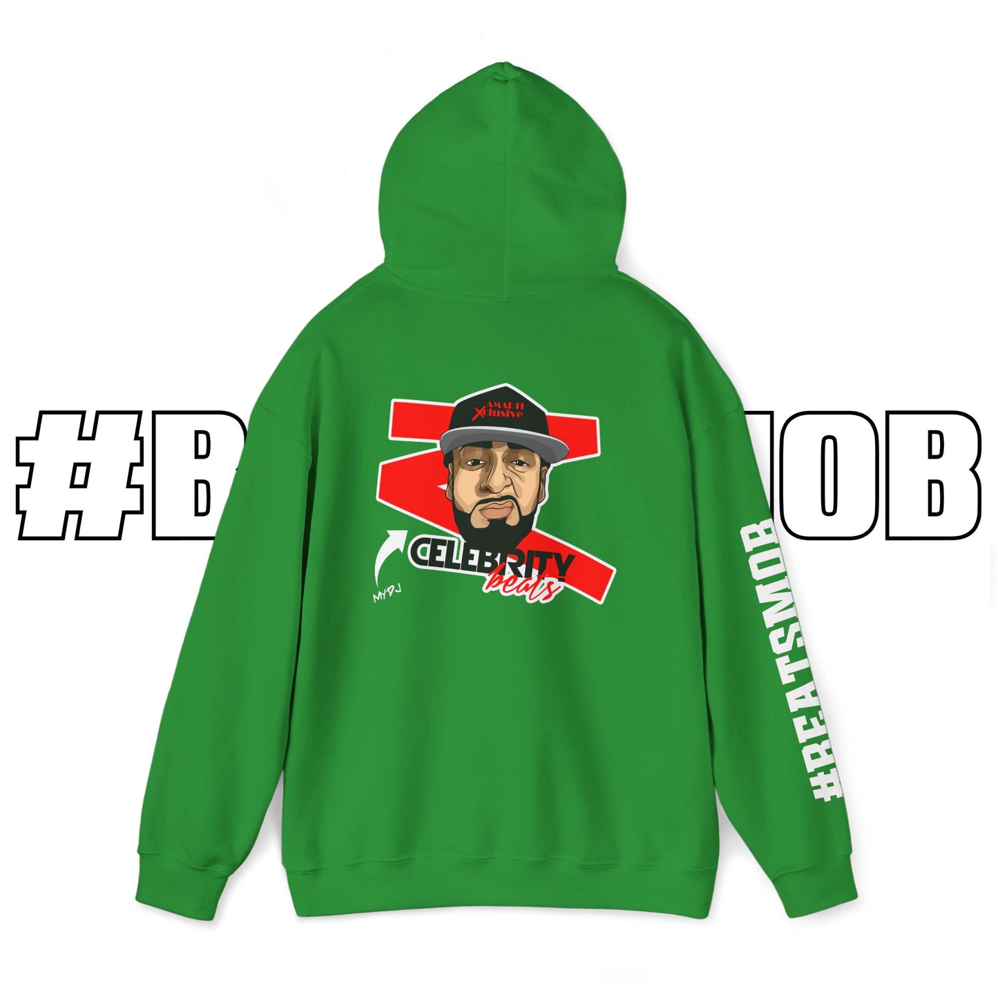 The #BEATSMOB Collection (We're With The DJ) - Unisex Heavy Hoodie