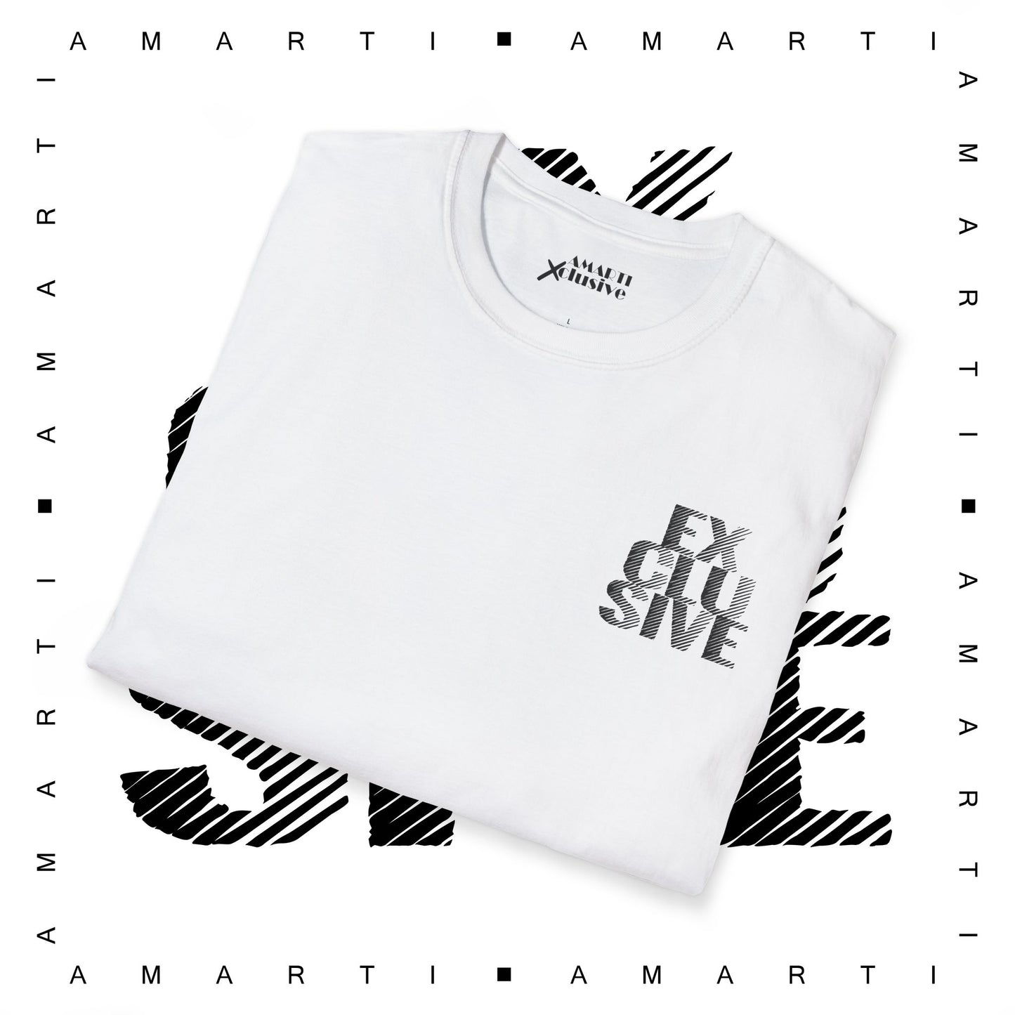 Stacked Exclusive (Black) - Unisex Soft Tee