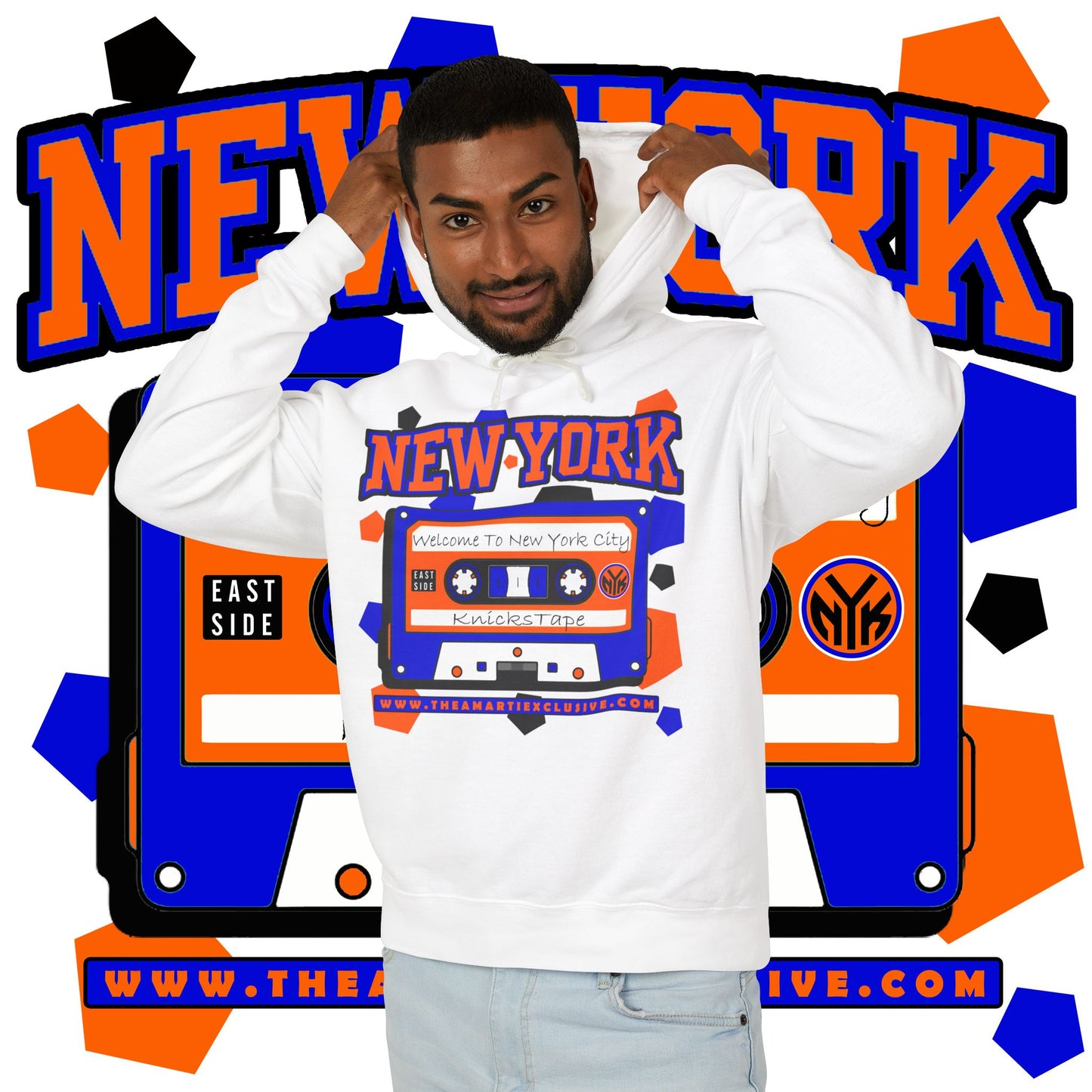 New York KnicksTape Cassette - Unisex Soft Hoodie