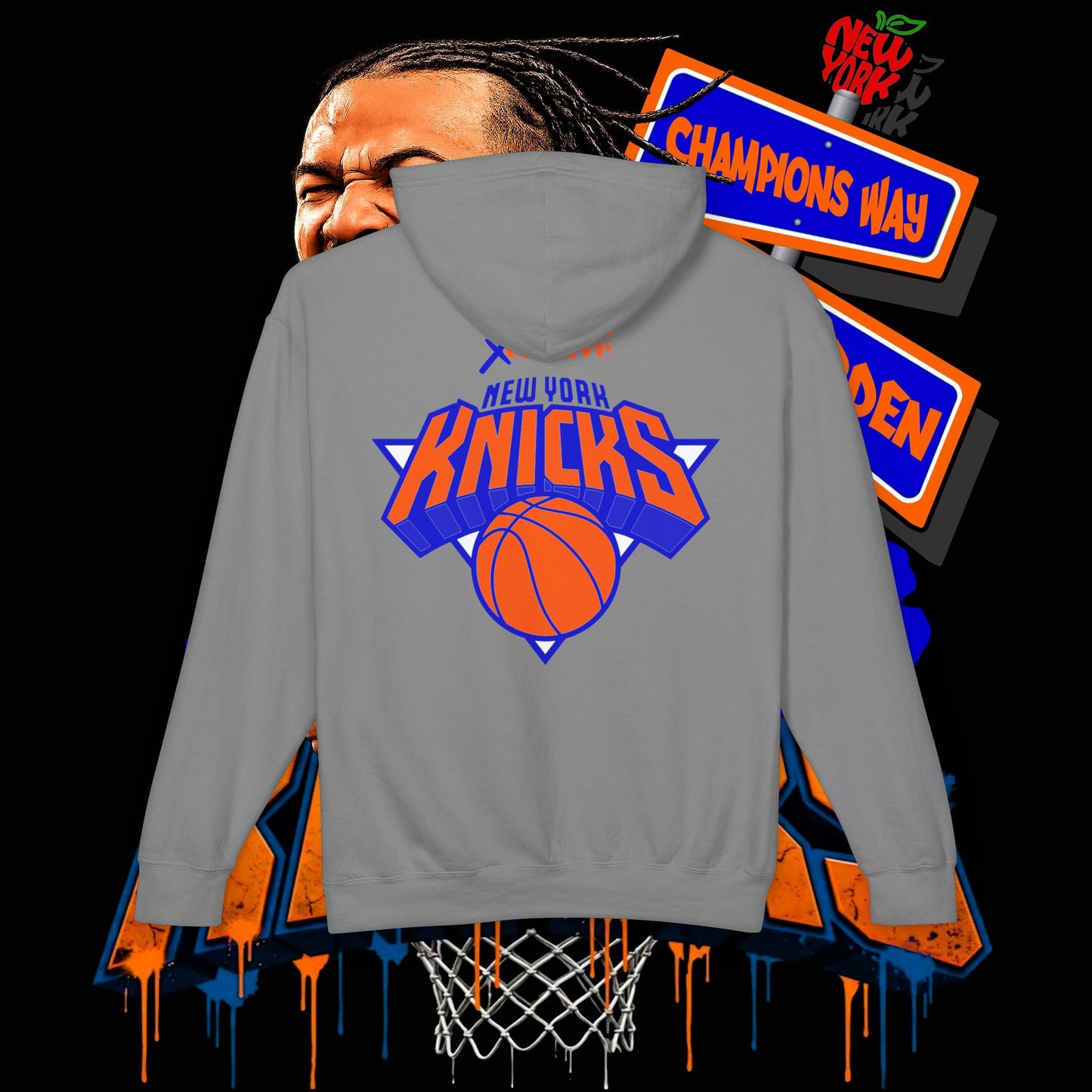 Jalen Brunson "Champions Way" Unisex SoftStyle Hoodie