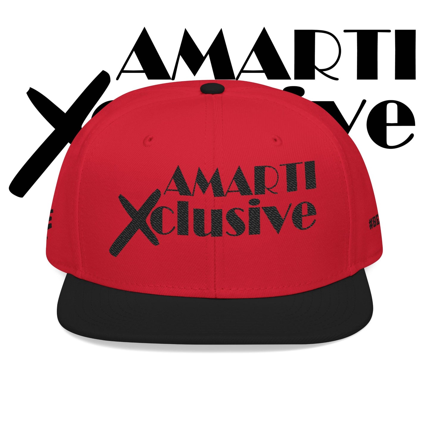 AMARTI Xclusive Logo Embroidered Snapback Hat