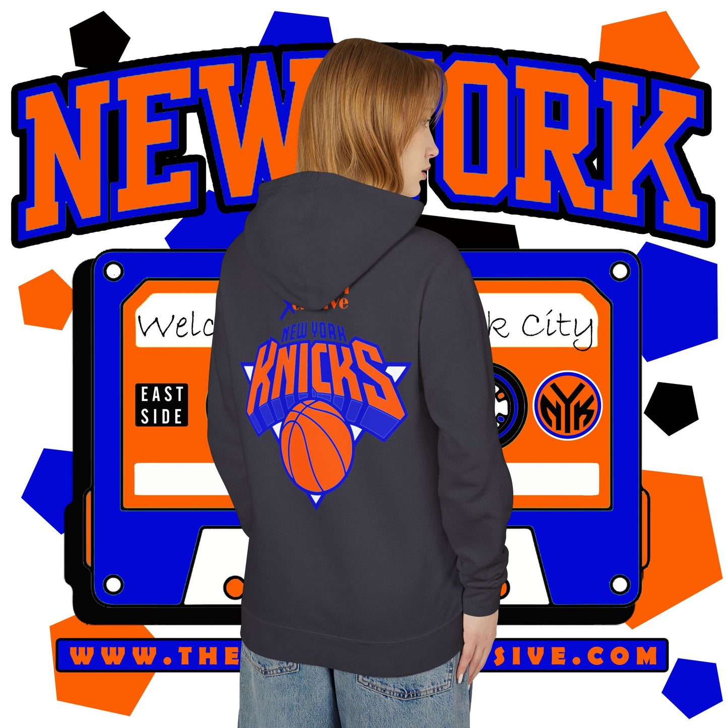 New York KnicksTape Cassette - Unisex Soft Hoodie