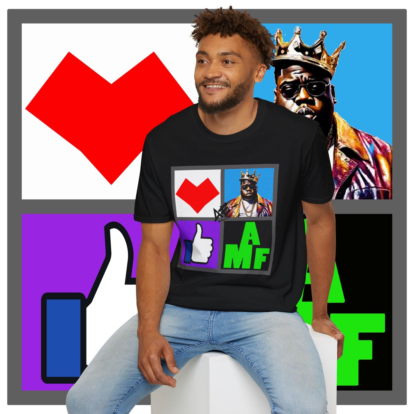 Heart "BIG" Like A MF - Unisex Tee