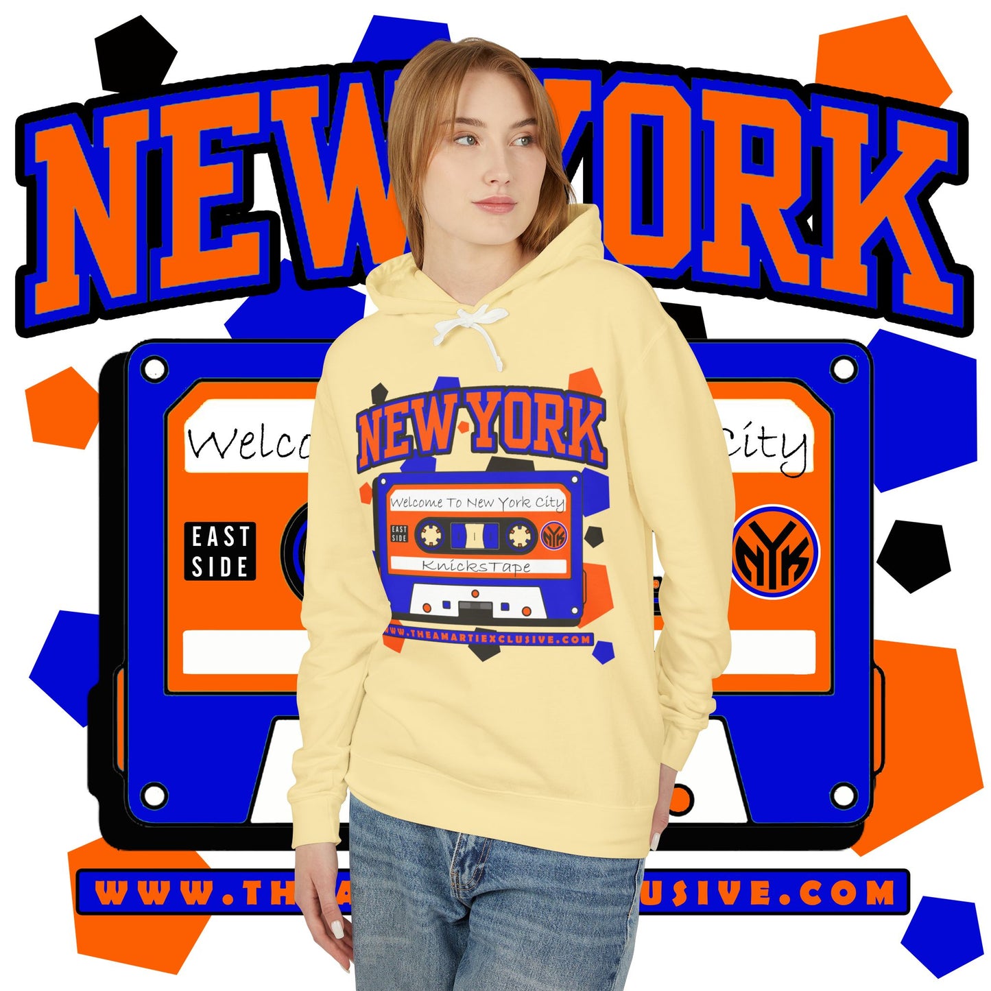 New York KnicksTape Cassette - Unisex Soft Hoodie