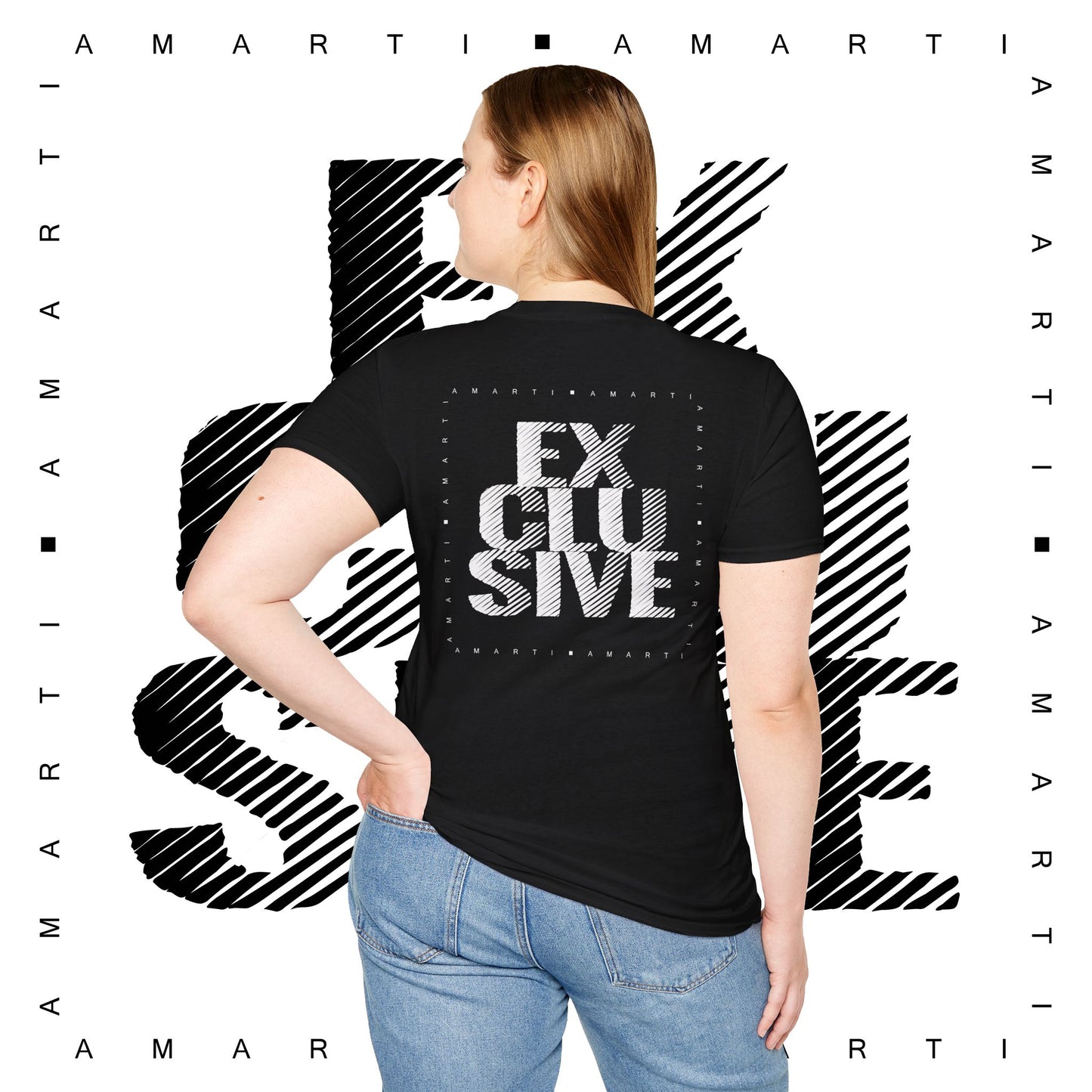 Stacked Exclusive (White) - Unisex Soft Tee