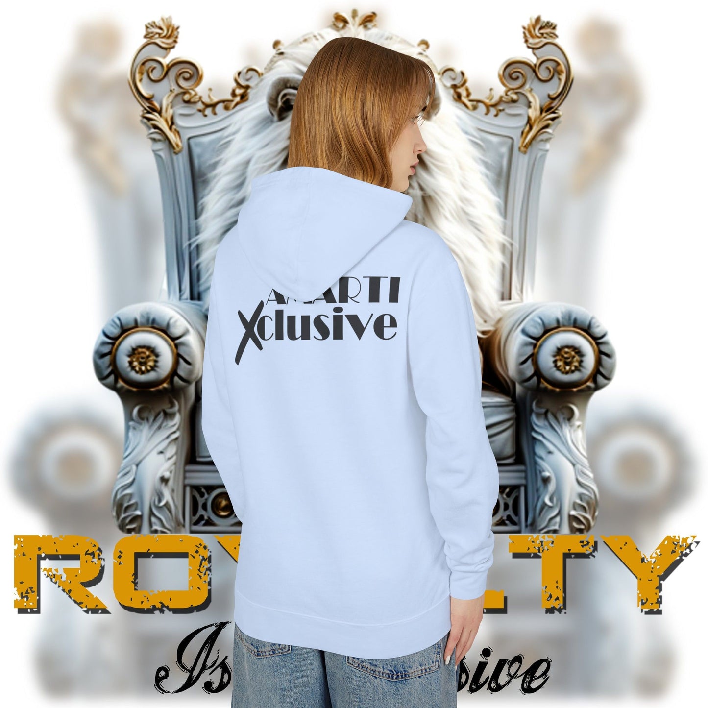 Royalty Is Exclusive - Unisex Pullover Lightweight Hoodie