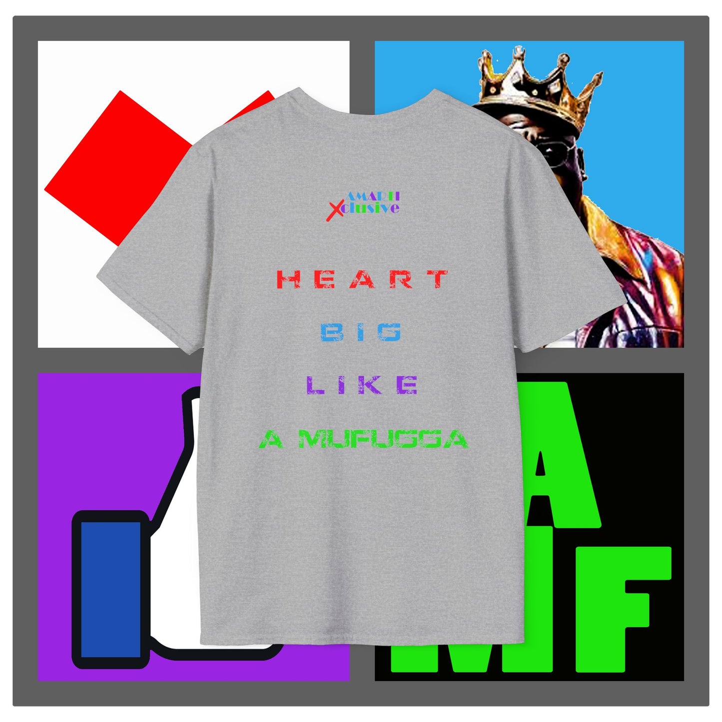 Heart "BIG" Like A MF - Unisex Tee