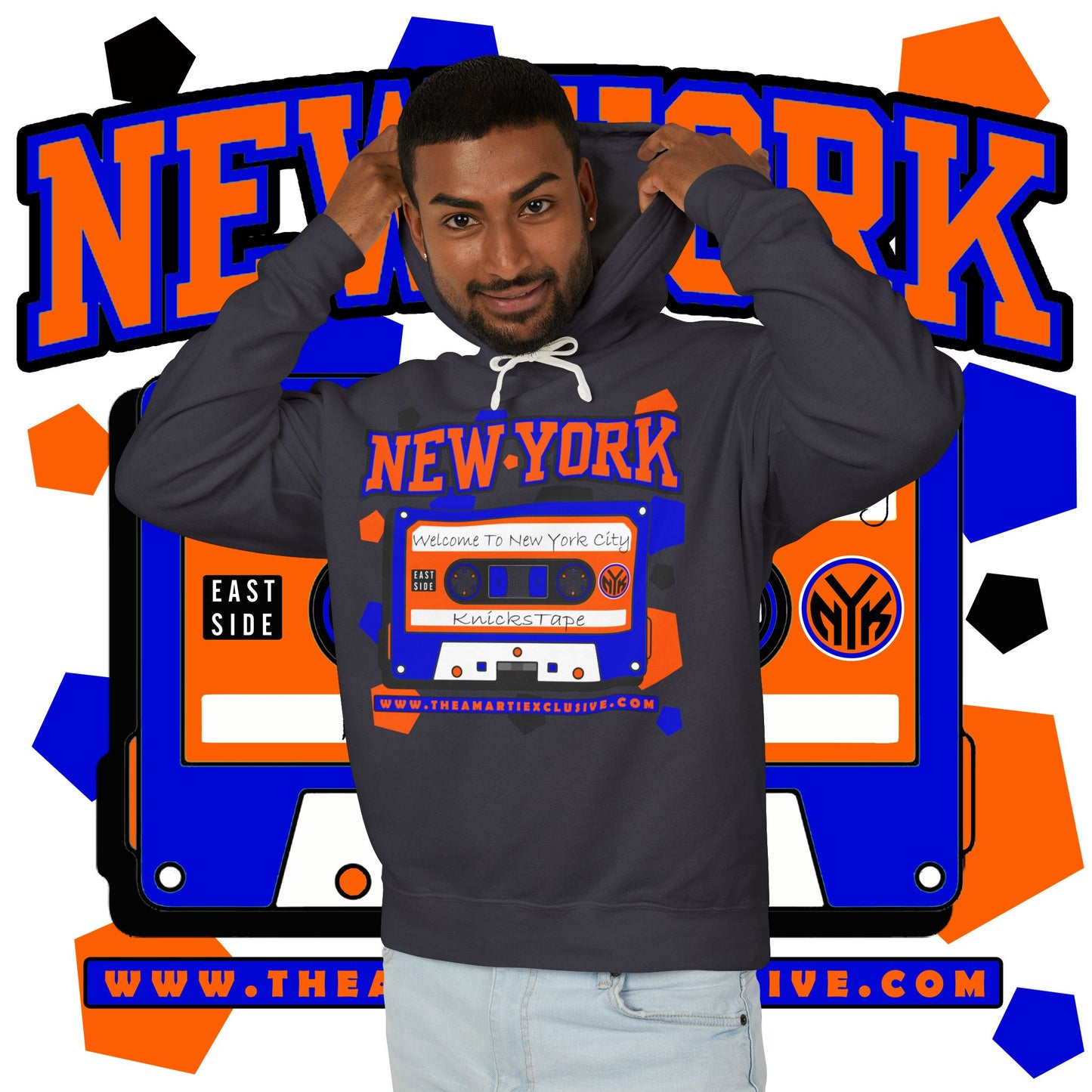 New York KnicksTape Cassette - Unisex Soft Hoodie