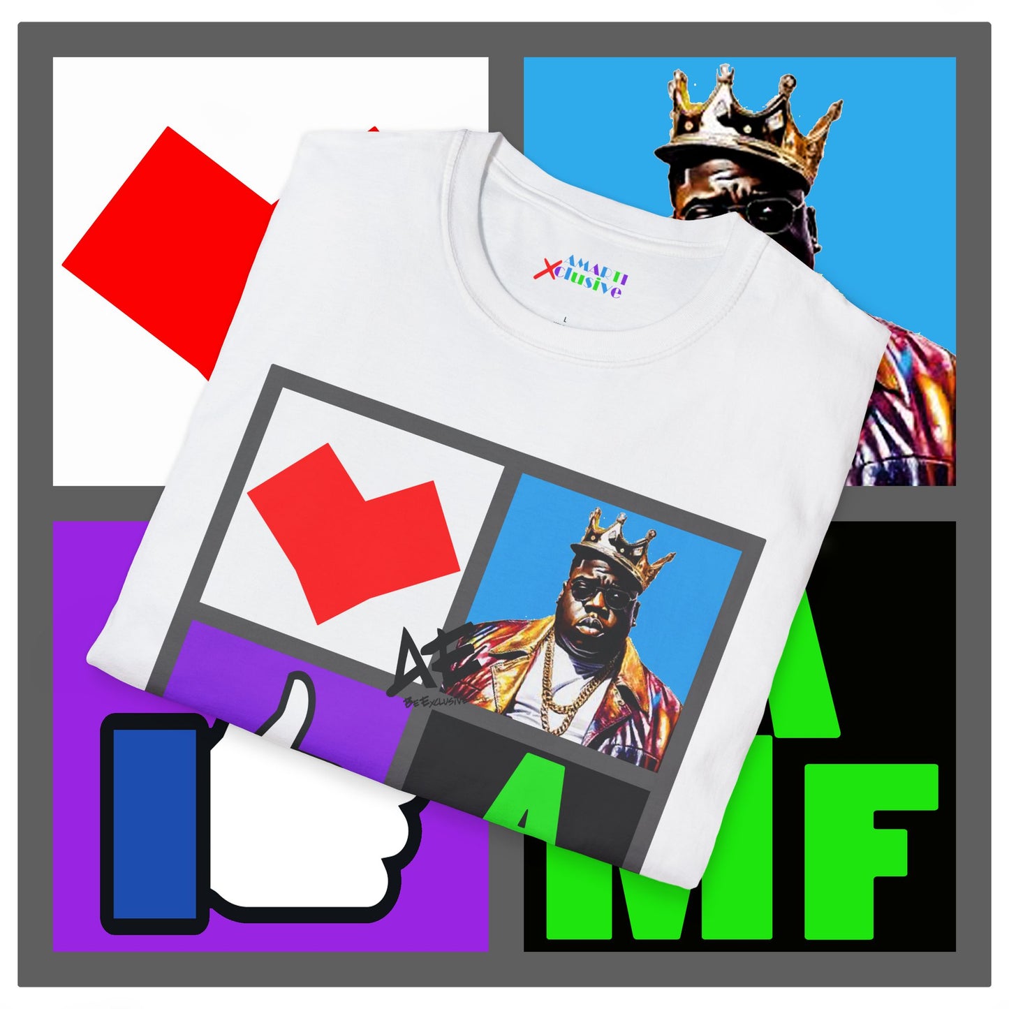 Heart "BIG" Like A MF - Unisex Tee