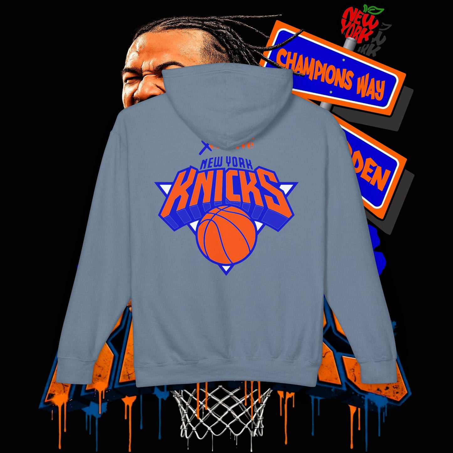 Jalen Brunson "Champions Way" Unisex SoftStyle Hoodie