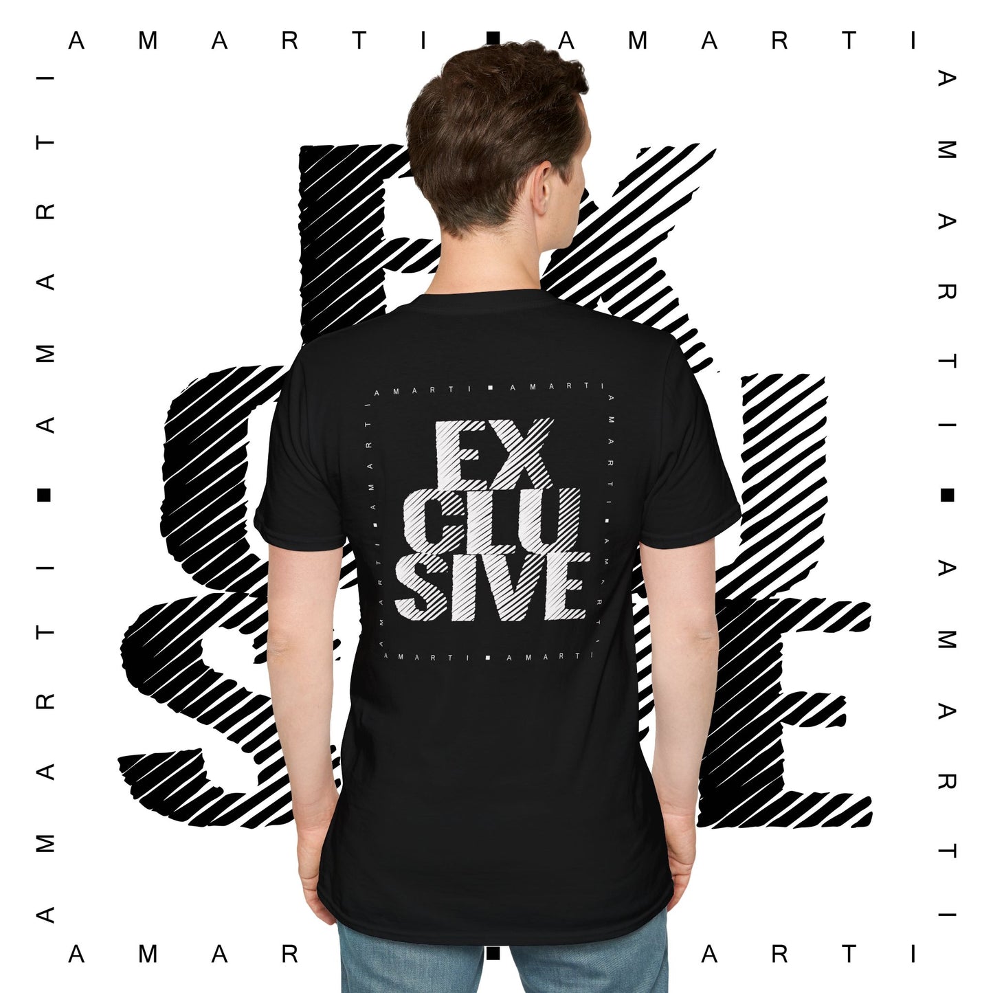 Stacked Exclusive (White) - Unisex Soft Tee