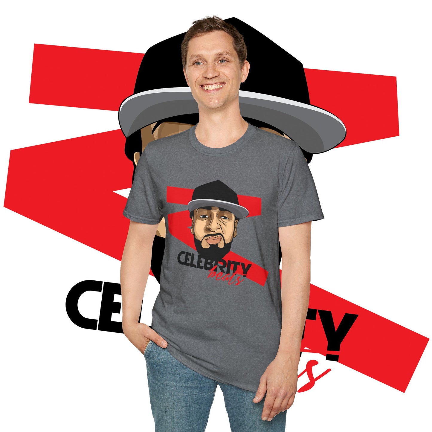 Celebrity Beats Toon-Up - Unisex Soft Tee