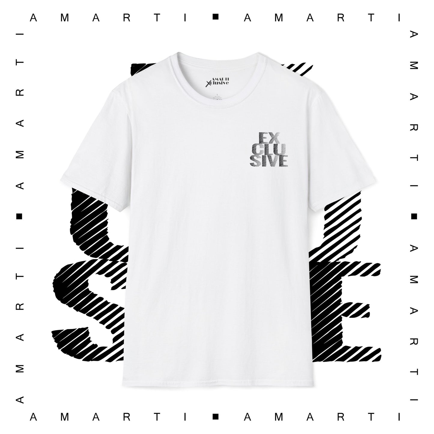 Stacked Exclusive (Black) - Unisex Soft Tee