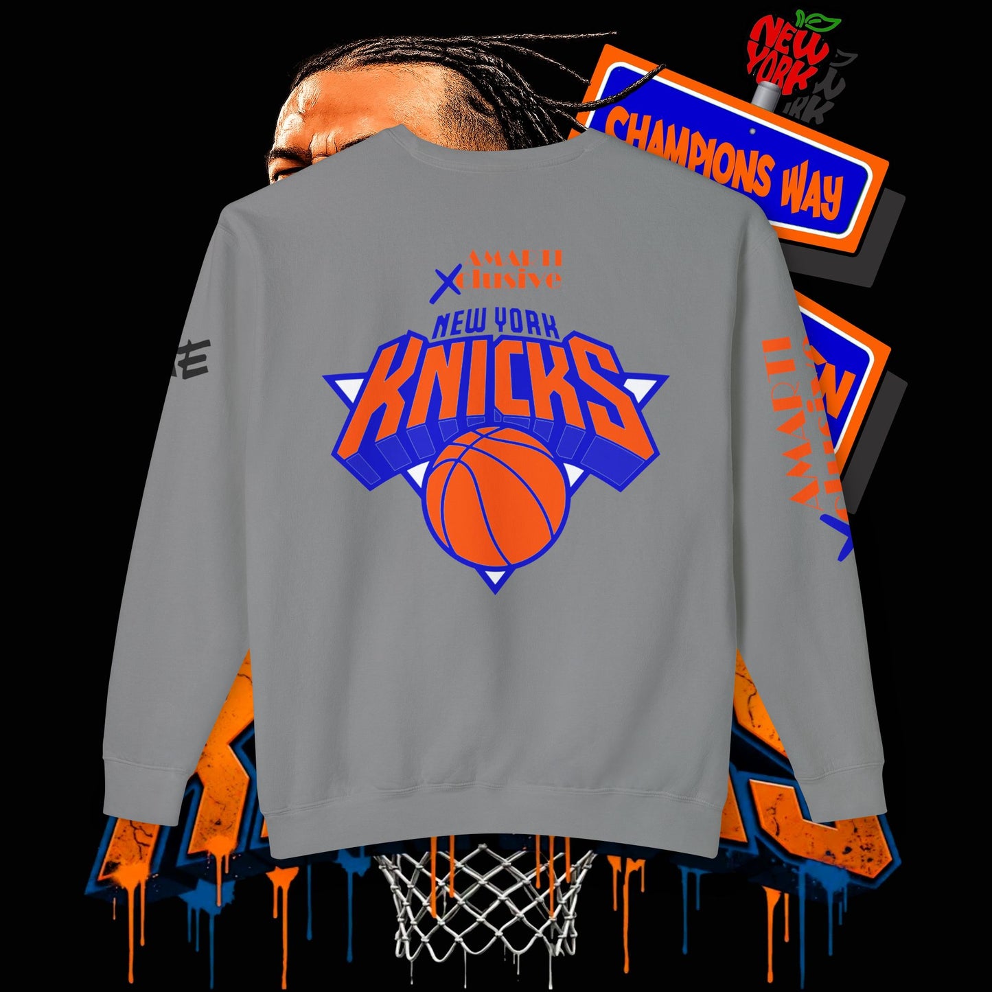 Jalen Brunson "Champions Way" - Unisex Crewneck Sweatshirt