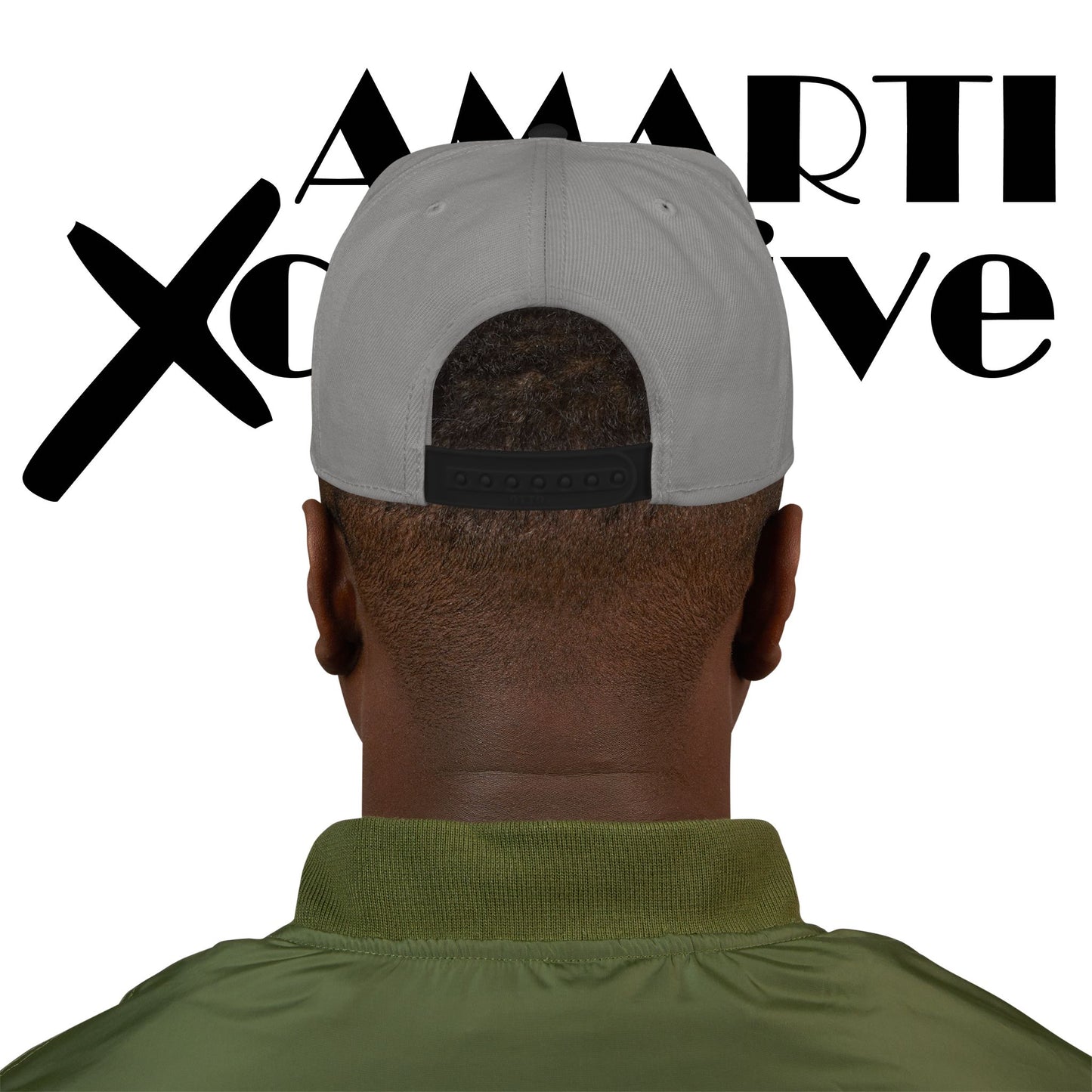 AMARTI Xclusive Logo Embroidered Snapback Hat