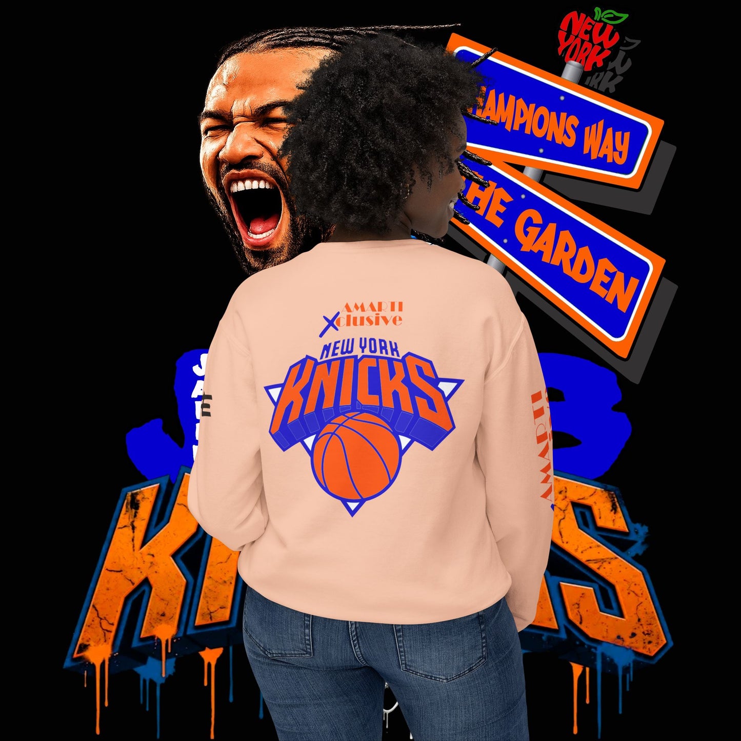 Jalen Brunson "Champions Way" - Unisex Crewneck Sweatshirt