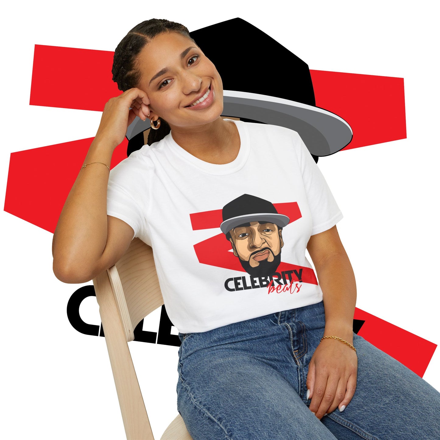 Celebrity Beats Toon-Up - Unisex Soft Tee